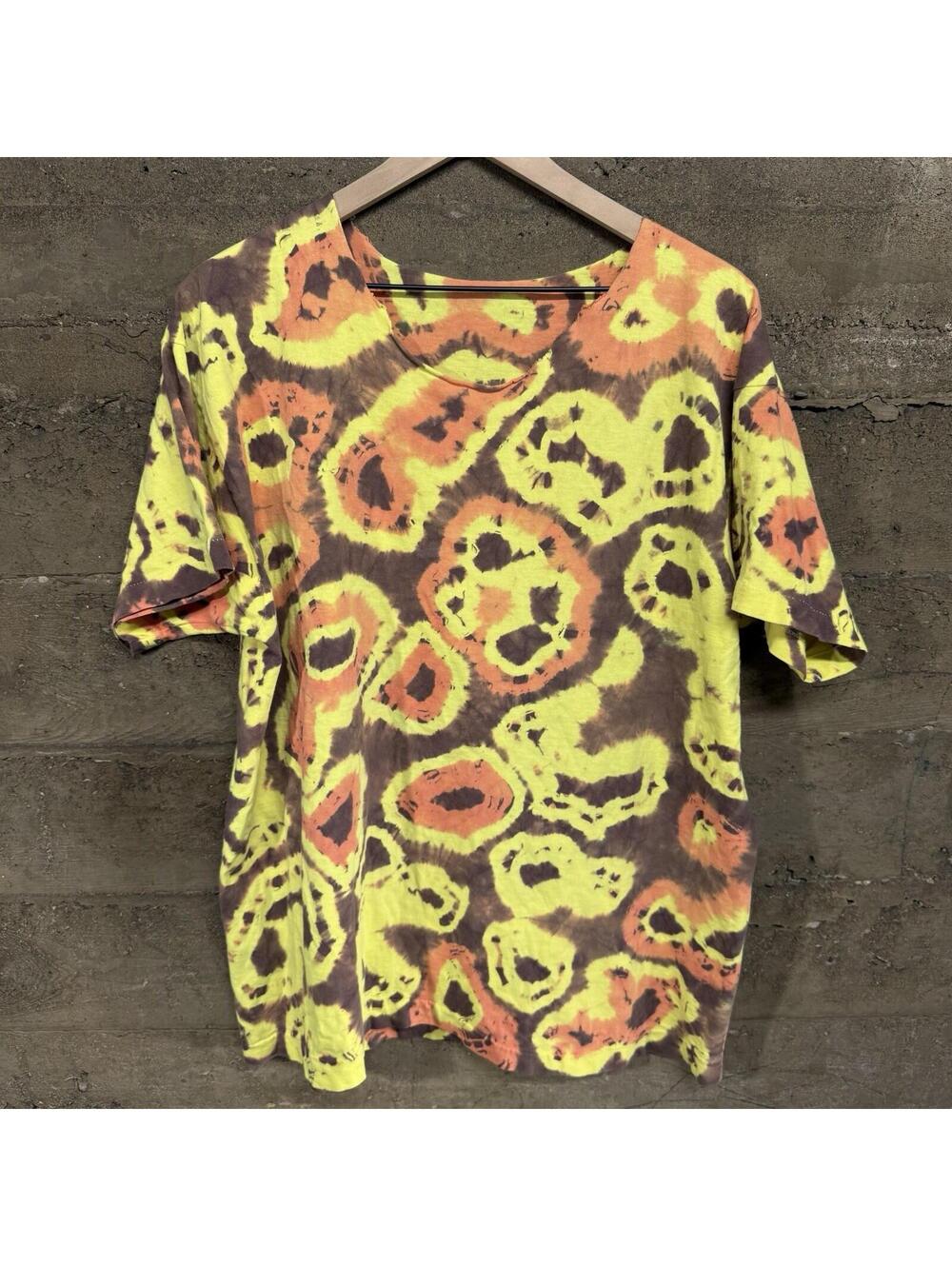 Vintage 90s Tie Dye T Shirt Grateful Dead Psychedelic All Over Print Tee Men’s L